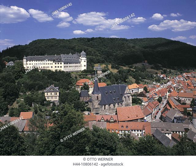 castle, Germany, Europe, health, Resort, Stolberg, nature reserve, Harz, renaissance, Harz, Saxony Anhalt