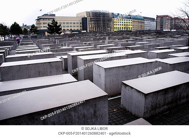 Memorial to the Murdered Jews of Europe, Holocaust Memorial in Berlin, Denkmal fur die ermordeten Juden Europas, Holocaust-Mahnmal