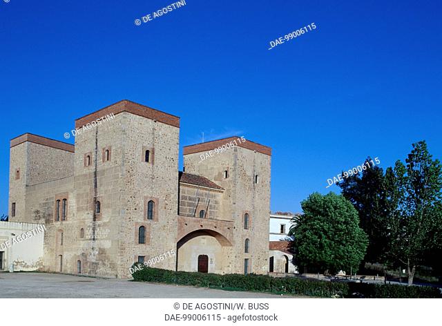 Palace of the Dukes of Feria, or Palace of the Counts of Roca, 1387-1410, Alcazaba of Badajoz, Extremadura. Spain, 14th-15th century