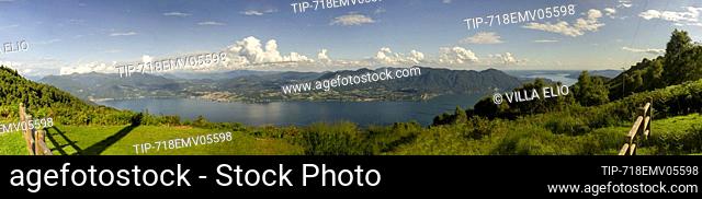 Italy, Lombardy. Maggiore Lake, Verbano Lake