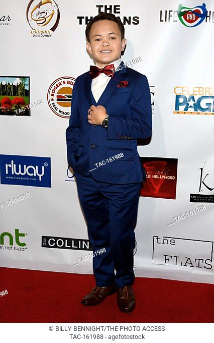 Sam Humphrey attends The 3rd Annual Roger Neal Style Hollywood Oscar Viewing Black Tie Dinner Gala and Roger Neal Style Gift Suite at The Hollywood Museum on...