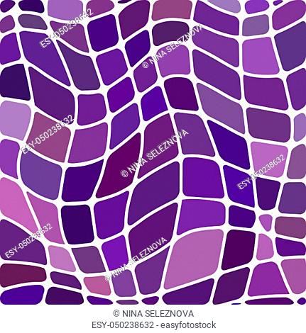 abstract stained-glass mosaic background - purple and violet