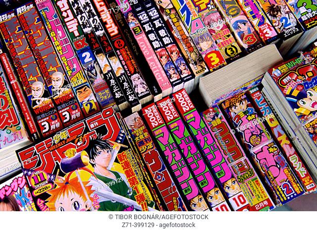 Japan. Manga comic books