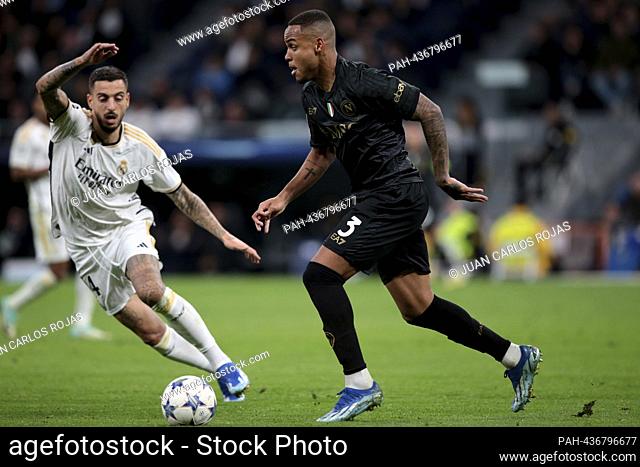 Madrid Spain; 11/29/2023.- Real Madrid vs Napoli Champions League group stage matchday 5. Real Madrid beats Napoli 4 to 2