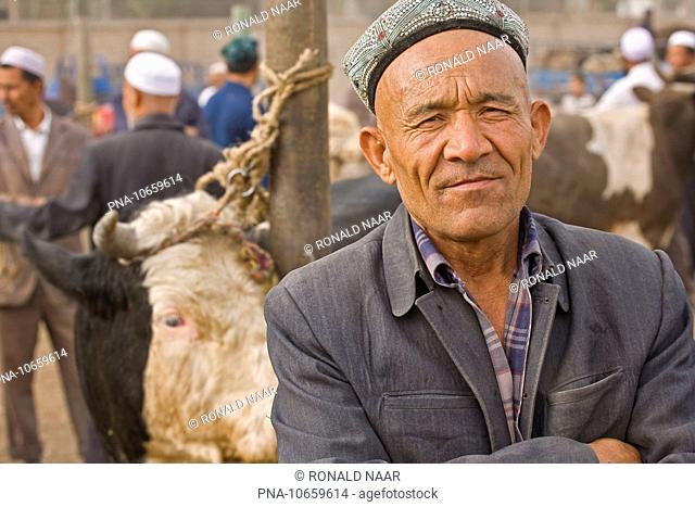Sunday market Kashgar, Sinkiang Xinjiang, West-China