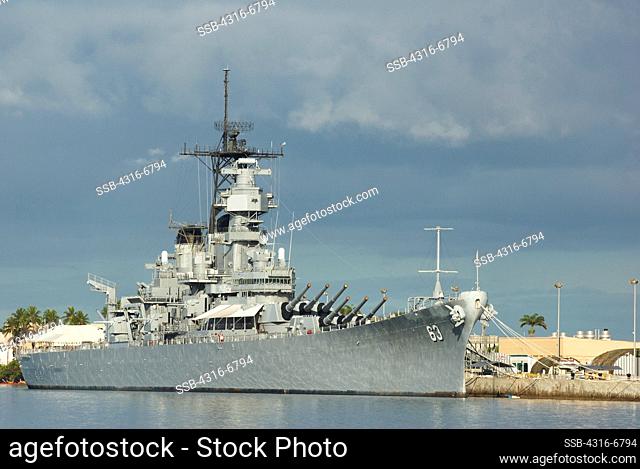 USS Missouri at Pearl Harbor, Hawaii, USA