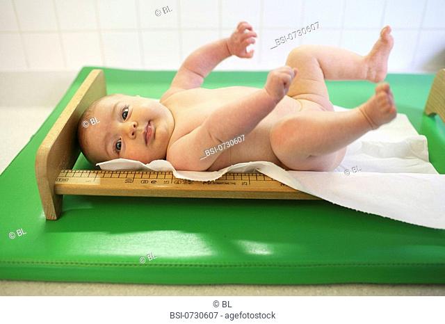 Photo essay from an infantile protection center. 3 month old baby girl