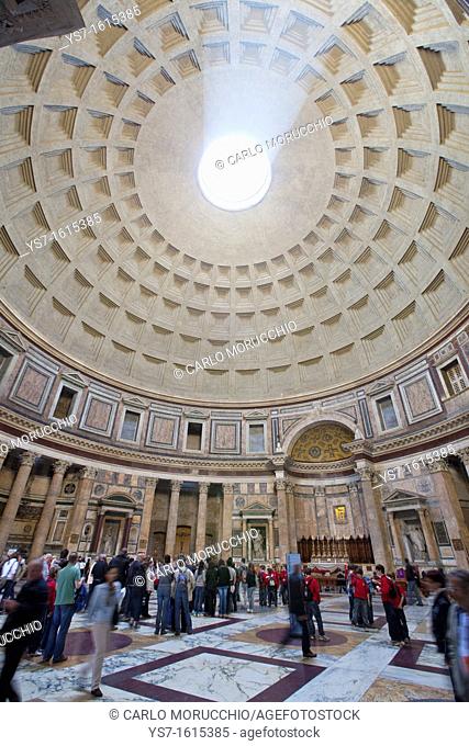 The Pantheon, St. Mary and the Martyrs circular church, Rome, Lazio, Italy, Europe