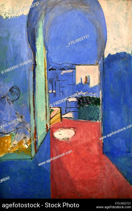 Moroccan Triptych : View from the window, Zorah on the terrace, Entrance to the Kasbah, 1912-1913, Henri Matisse, Pouchkine museum, Moscow, Russia