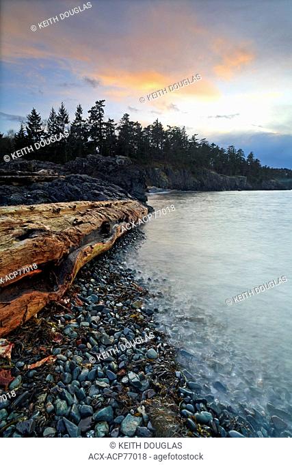 Dusk at Neck Point Park, Nanaimo, Vancouver Island, British Columbia, Canada
