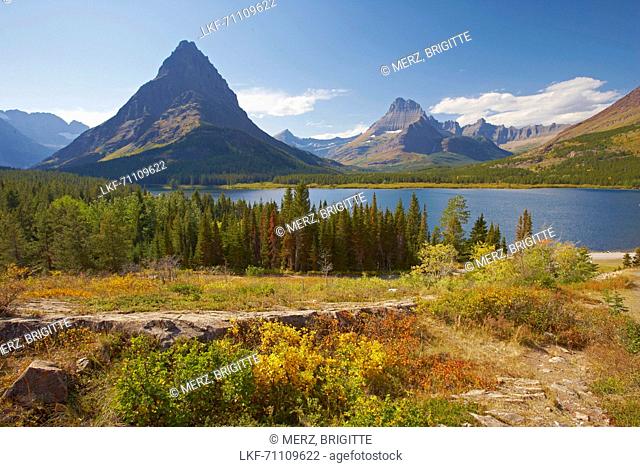 Swiftcurrent Lake , Many Glacier Region , Glacier National Park , Montana , U.S.A. , America