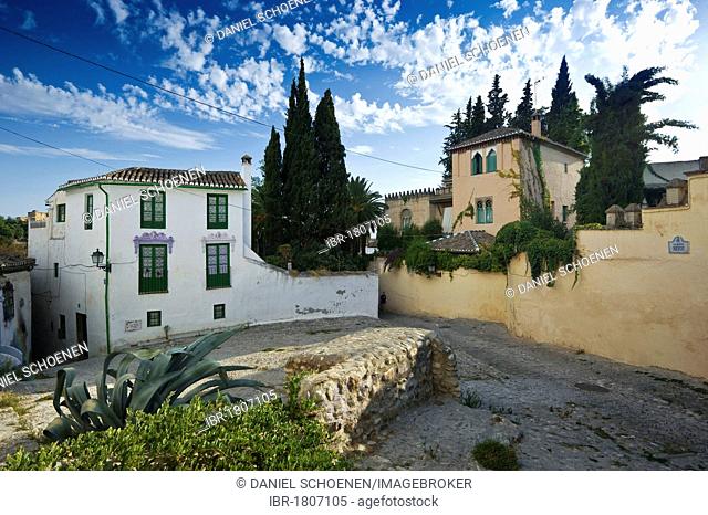 Albaicin district, Granada, Andalucia, Spain, Europe