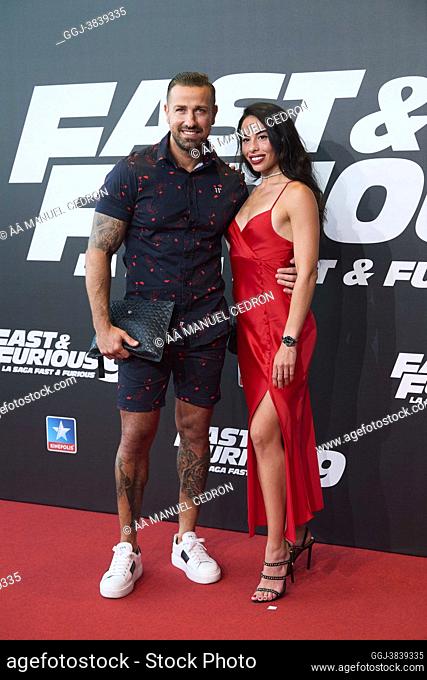 Rafa Mora, Macarena Millan attends ‘Fast & Furious 9' Premiere at Kinepolis Cinema on June 17, 2021 in Madrid, Spain