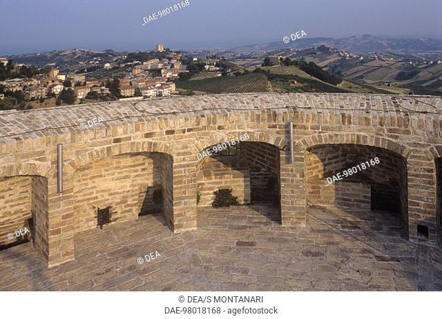 Italy - Marche region - Acquaviva Picena, fortress