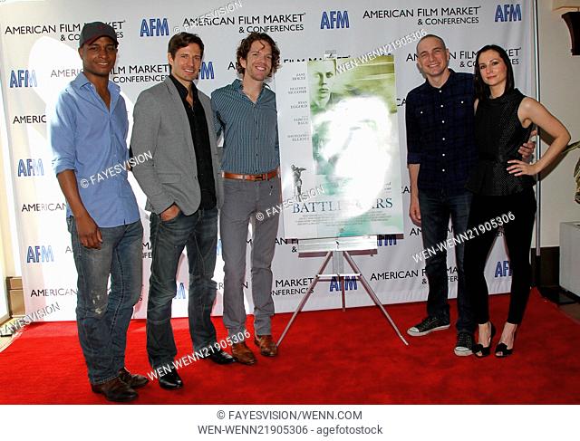 'Battle Scars' - Press Day at the American Film Market & Conferences (AFM) Featuring: Derek Bell, Lane Carson, George Young Warner, Danny Buday