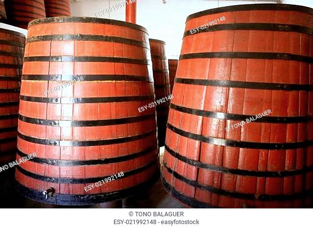 natural wood wine golden barrel cellar