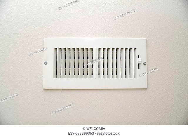 The Vent in the Home Wall. Air Condition Vent
