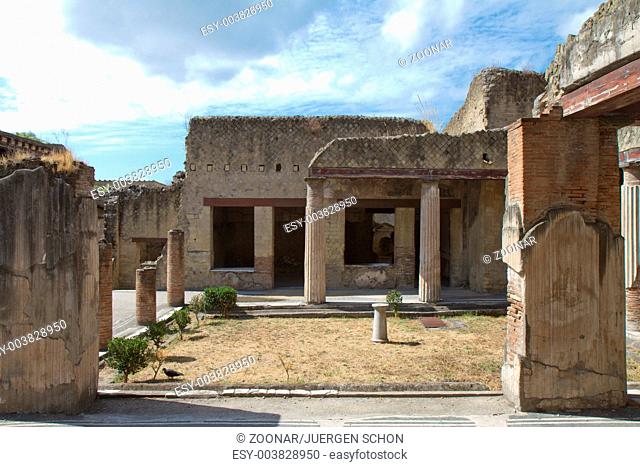 Ancient roman villa in Herculaneum