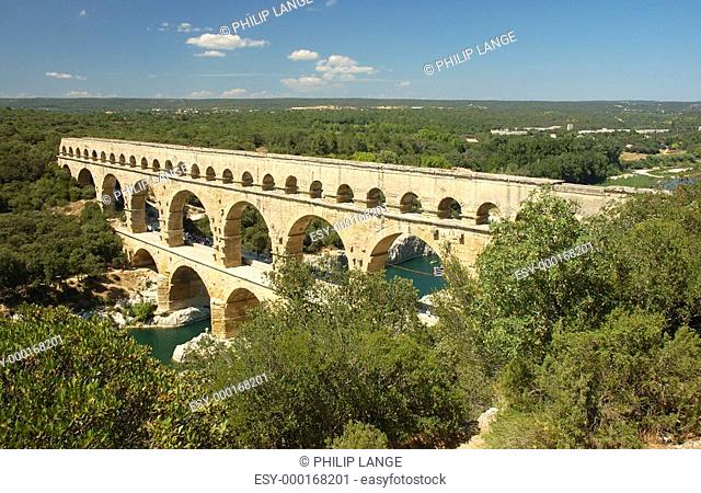 Pont du Gard - römische Aquäduktbrücke