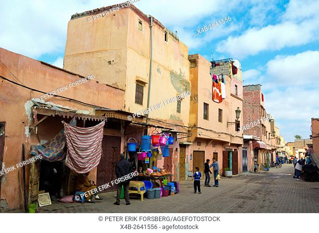 Avenue Bab El Debbagh, Medina, Marrakesh, Morocco, northern Africa