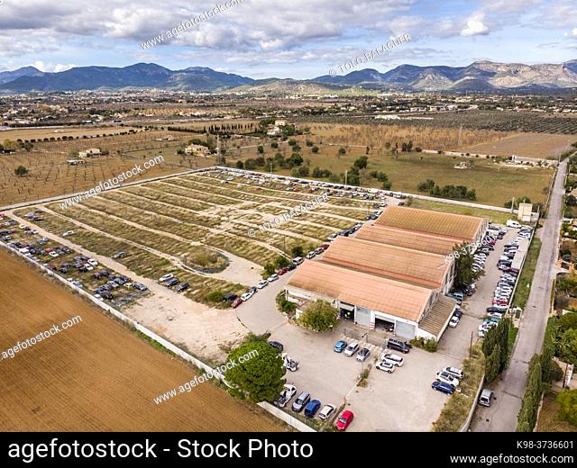 Son Reus car depot, Palma, Mallorca, Balearic Islands, Spain