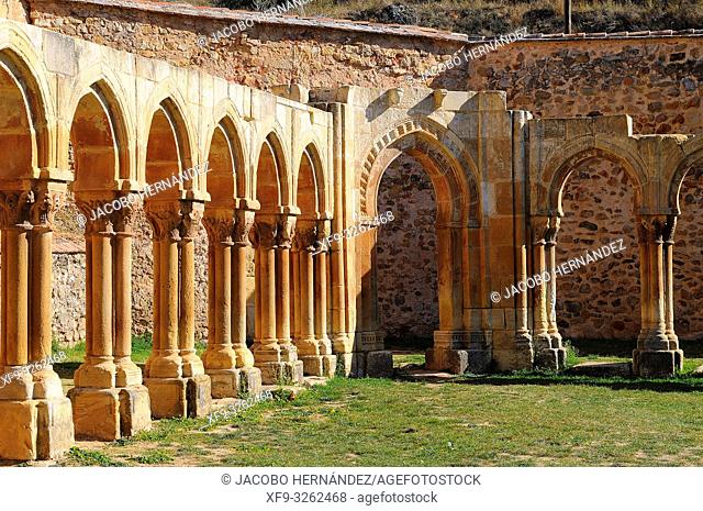 Romanesque cloister of San Juan de Duero. Soria. Castilla y León. Spain