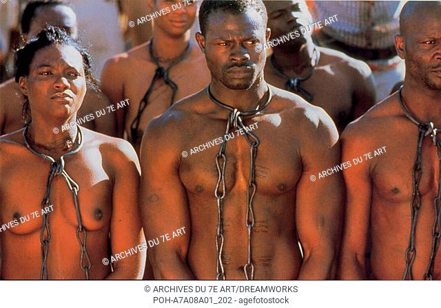 Amistad  Year: 1997 USA Director : Steven Spielberg Djimon Hounsou. It is forbidden to reproduce the photograph out of context of the promotion of the film