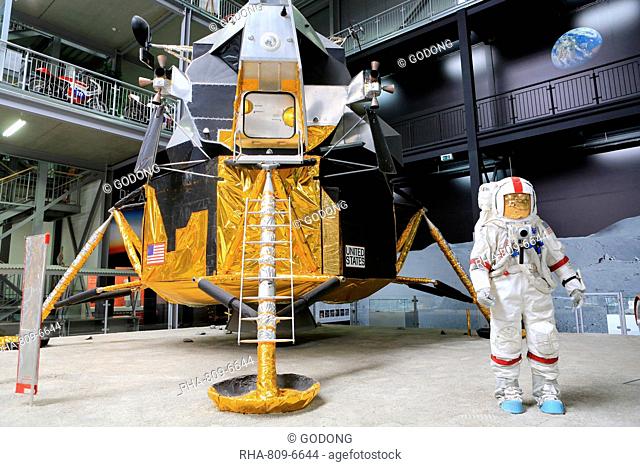 Apollo 17, Exhibition Apollo and Beyond. The Technik Museum Speyer, Rhineland Palatinate, Germany, Europe