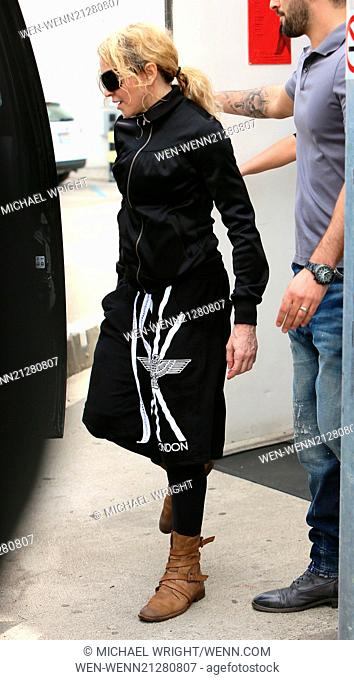 Madonna seen leaving Soma Pilates gym in West Hollywood. Featuring: Madonna Where: Los Angeles, California, United States When: 17 Apr 2014 Credit: Michael...
