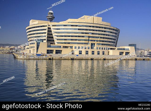 World Trade Center building in the Port Vell (old port) of Barcelona (Catalonia, Spain)