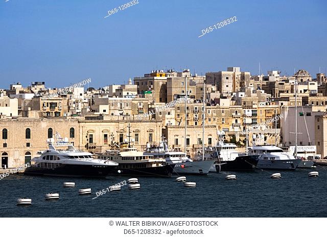 Malta, Valletta, Vittoriosa, Birgu, yacht harbor