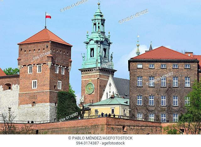 Wawel: View of the cathedral, Krakow, Poland