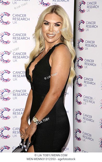 James Ingham's Jog-On to Cancer held at the Kensington Roof Gardens - Arrivals Featuring: Frankie Essex Where: London, United Kingdom When: 12 Apr 2017 Credit:...