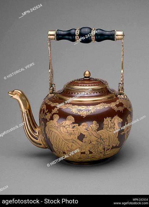 Kettle - 1783/84 - Sèvres Porcelain Manufactory (French, founded 1740) Painting attributed to Charles-Eloi Asselin (French