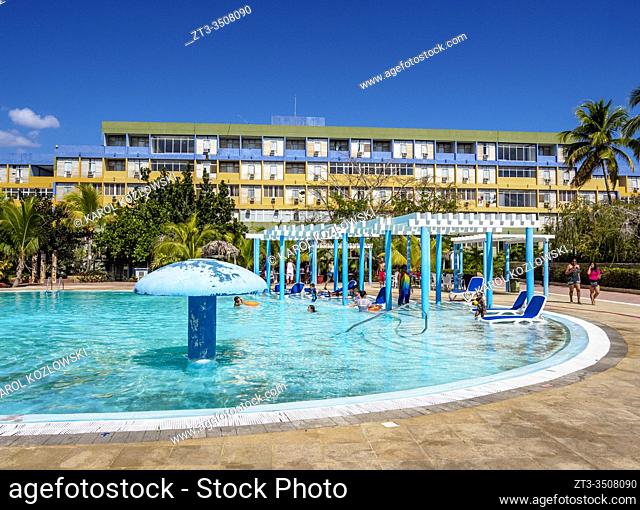 Swimming pool at Hotel Pasacaballo, Jagua, Cienfuegos, Cienfuegos Province, Cuba