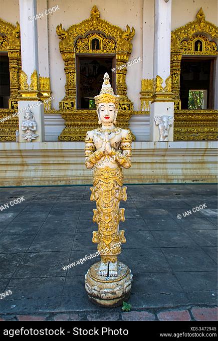 Buddhist Tara sculpture, Wat Chiang Man, Chiang Mai, Thailand