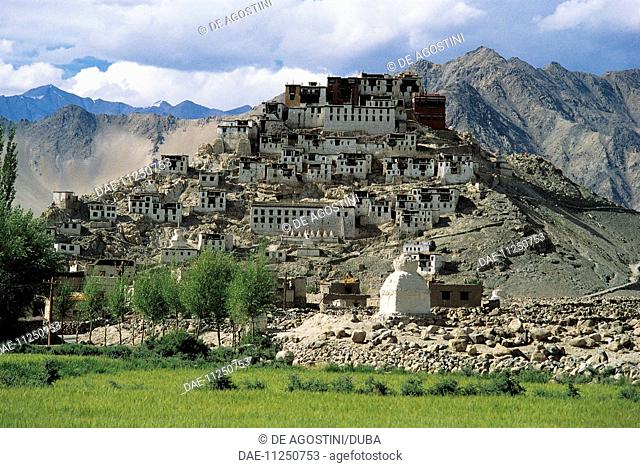 Lamaist monastery of Thiksey, 15th century, Ladakh, India