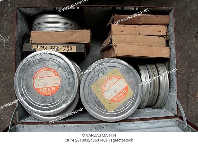 Several thousand kilometres of audiovisual materials from political show trials from 1952 were found in a disused plant in Panenske Brezany, central Bohemia
