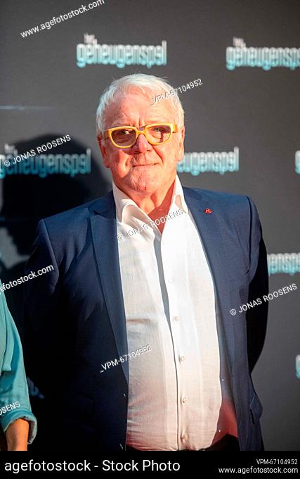 actor Vic De Wachter is seen at the opening night of the movie 'Het Geheugenspel', at Kinepolis Antwerpn, Thursday 11 May 2023