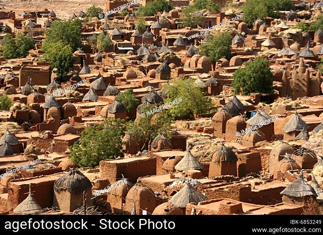 The village of Songo in Dogon Land, Mali, Africa