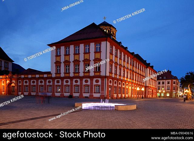 Old castle, today tax office, Bayreuth, Upper Franconia, Bavaria, Germany, Europe