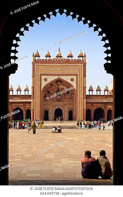 Jama Masjid Mosque, Atehpur City. Fatehpur Sikri. Uttar Pradesh. India