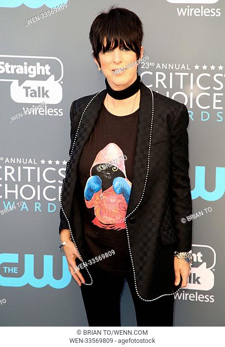 The 23rd Annual Critics' Choice Awards - Arrivals Featuring: Diane Warren Where: Los Angeles, California, United States When: 11 Jan 2018 Credit: Brian To/WENN