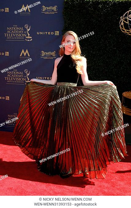 44th Daytime Creative Arts Emmy Awards - Arrivals Featuring: Chloe Lanier Where: Pasadena, California, United States When: 28 Apr 2017 Credit: Nicky Nelson/WENN