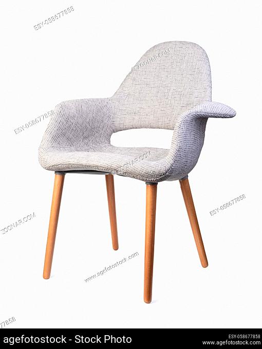 Armchair isolated on white background