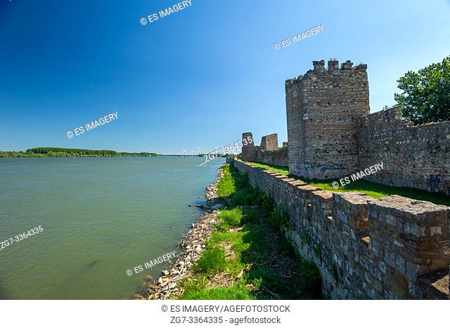 Smederevo Fortress, one of the largest fortifications in Serbia