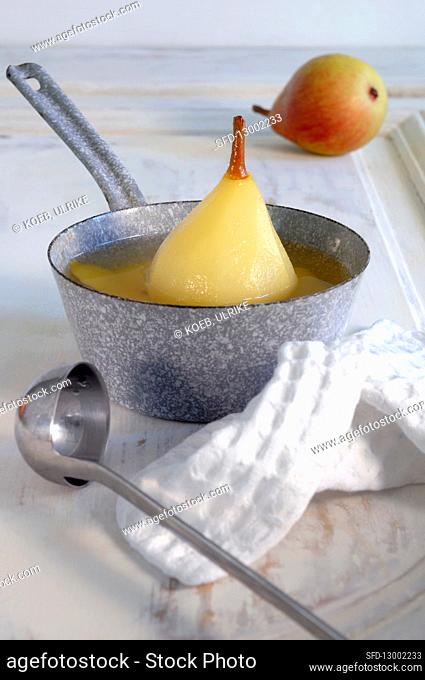 Poached pear
