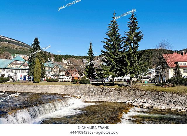 Czech Republic, Krkonose Mountains, Spindleruv Mlyn, Northern Bohemia, Ski Resort Spindleruv Mlyn, Bohemia, Country, C