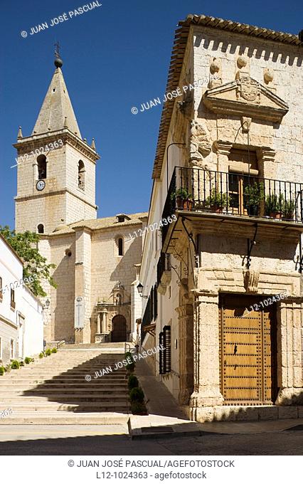 El Salvador church and  manor, La Roda, Albacete province, Castilla-La Mancha, Spain