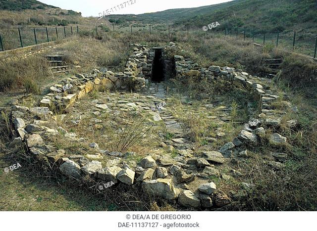 Italy - Sardinia Region - Olbia - Nuragic sacred well Sa Testa